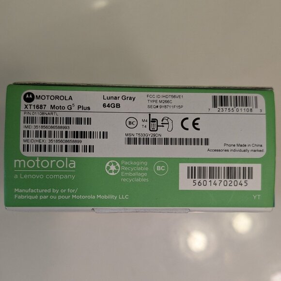 Motorola - Lunar Gray 64gb Moto G5 Plus Unlocked for any carrier - Picture 5 of 8